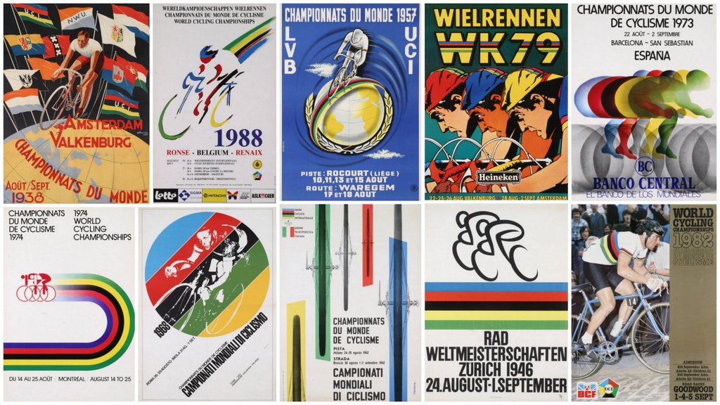 The history of the World Championships in ten posters