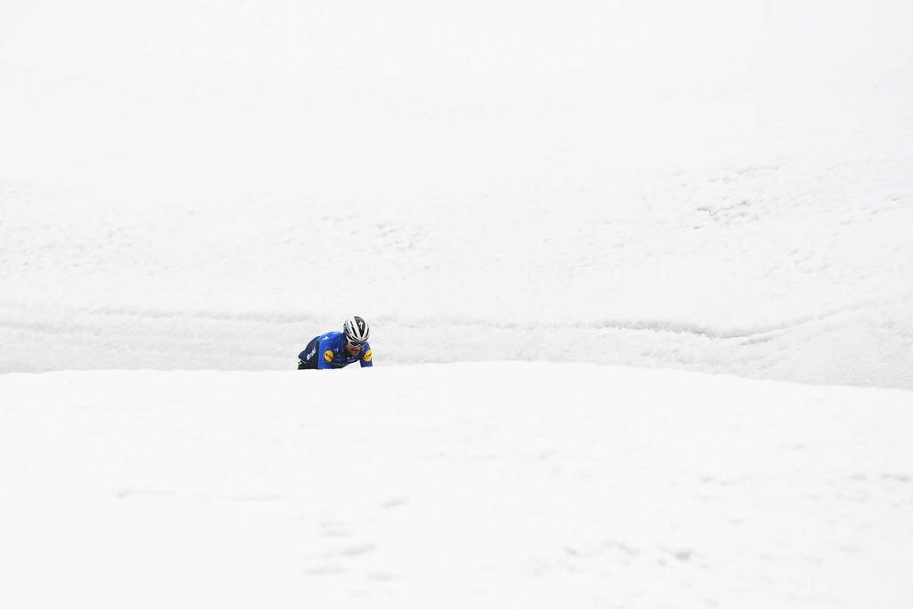 En el Giro d'Italia la meteorología también juega