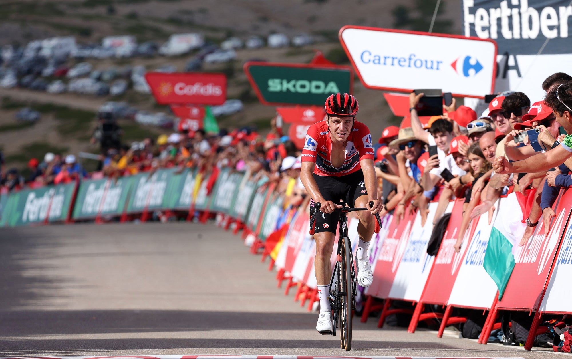 ‘If this was a bad day, then it’s ok’ - Remco Evenepoel limits his losses in gruelling Vuelta stage