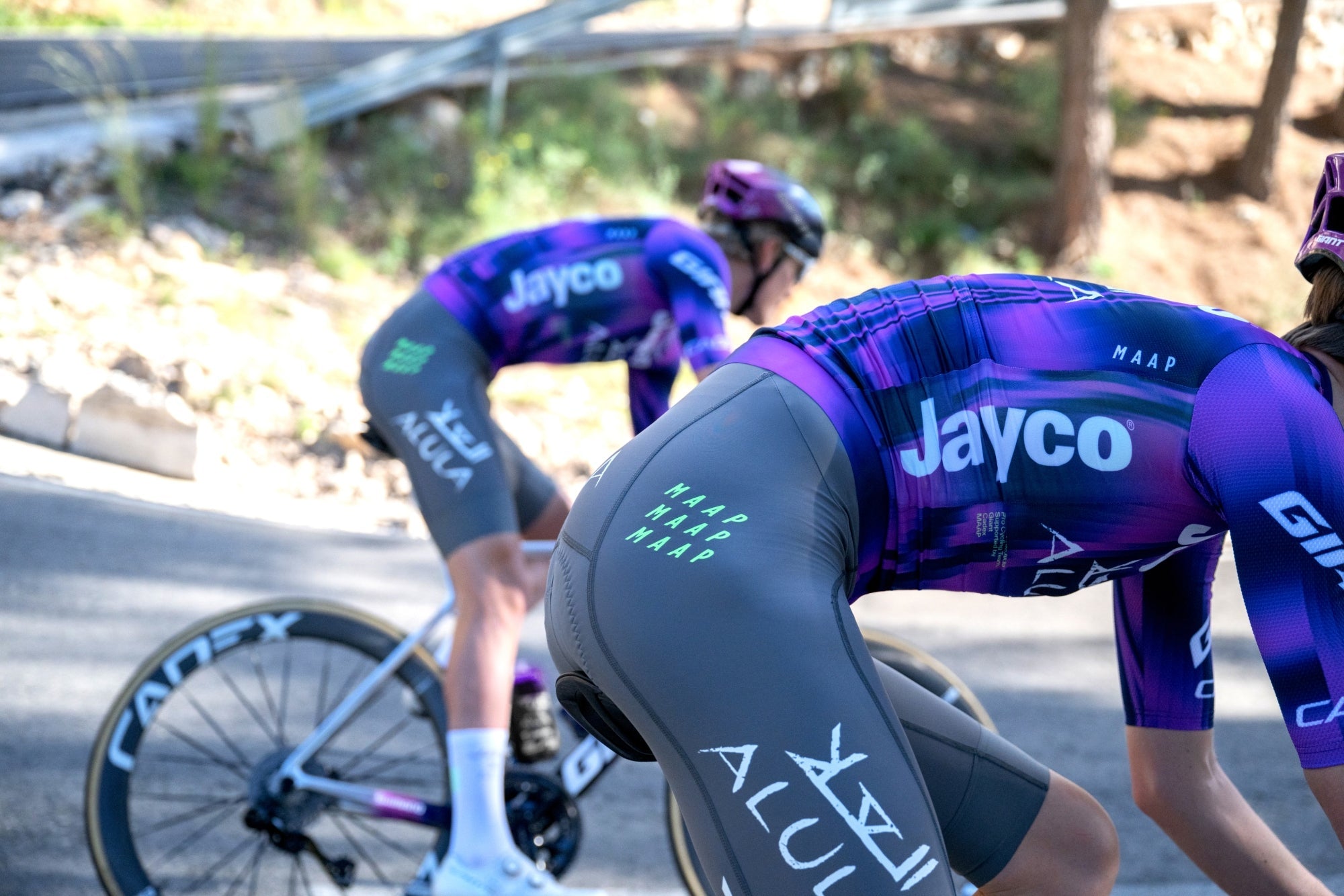 Jayco-Alula riders in 2025 Maap kit