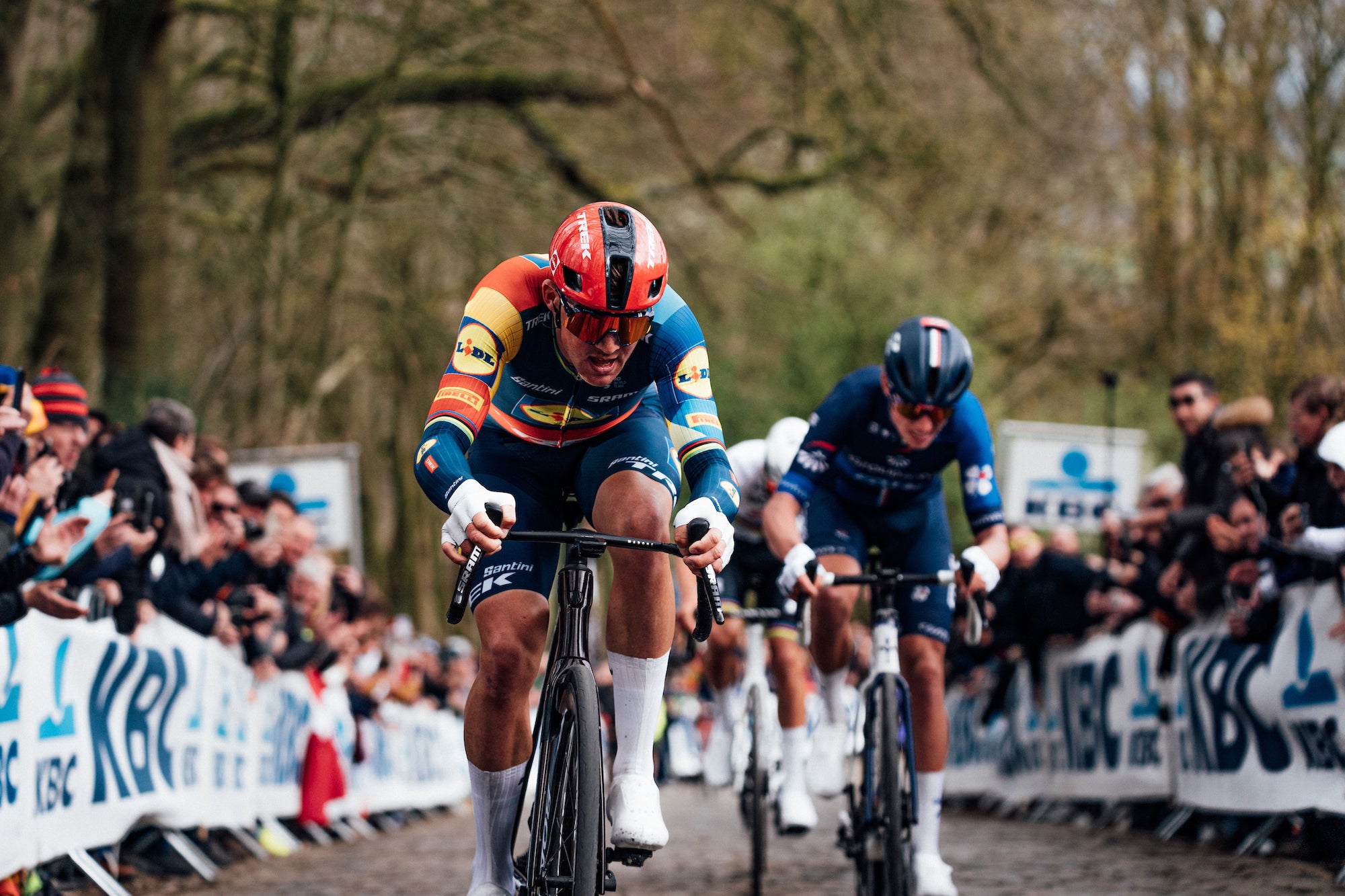 Strength in numbers: How Lidl-Trek's perfect teamwork got the better of Mathieu van der Poel at Gent-Wevelgem