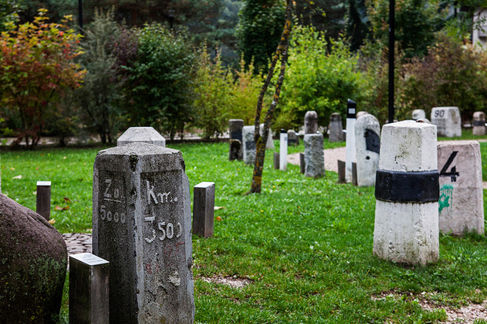 A load of old bollards: an unusual park that celebrates cycling’s heroes