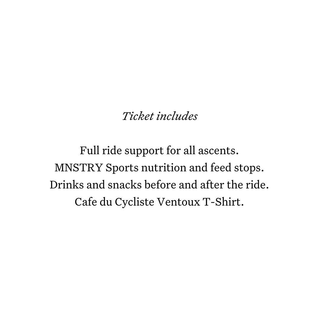 The Ventoux Triple Challenge Event Ticket